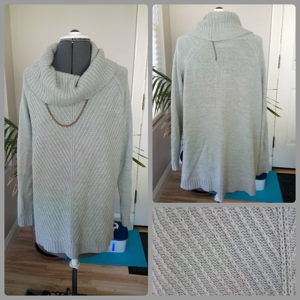 Faded Glory Soft Cowl Neck Sweater